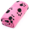 Paw Print Soft Warm Fleece Blanket